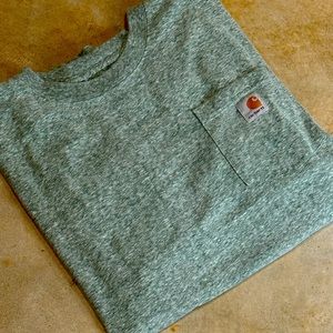 Grey/Green Carhartt Shirt Sleeve